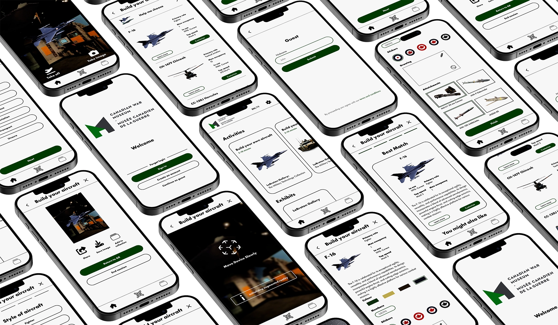 67f4a55fdd047219abf88c43_Canadian War Museum App Mockup Array wide